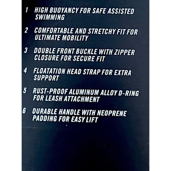 Canada Pooch Canine Size 14 High Tide Life Jacket Red Blue 12 - 17 Pounds NWT - Picture 6 of 8